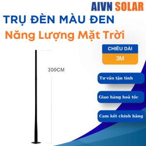 Trụ Đèn Năng Lượng Mặt Trời 3m AIVN Solar