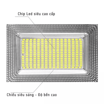 Đèn Pha Năng Lượng Mặt Trời AIVN Solar 100W DP12.100