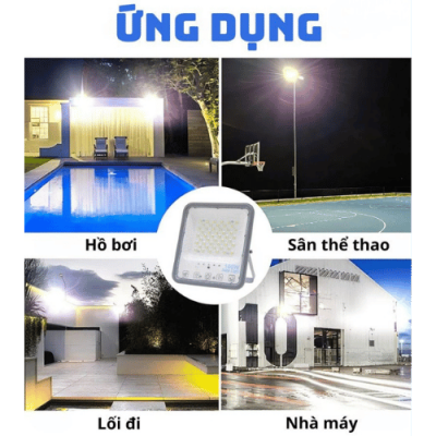 Đèn Pha Năng Lượng Mặt Trời AIVN Solar 400W Bọc Cầu DP11400