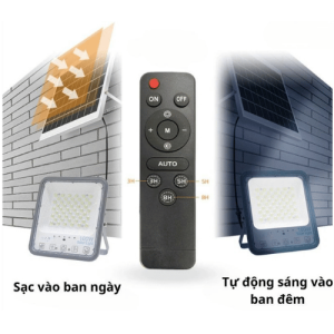 Đèn Pha Năng Lượng Mặt Trời AIVN Solar 400W Bọc Cầu DP11400