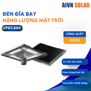 Đèn Đĩa Bay UFO Năng Lượng Mặt Trời 300W - UF07.300
