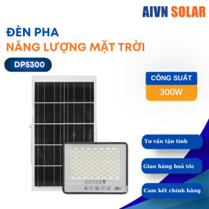 Đèn pha năng lượng mặt trời chống chói 300W DP5300