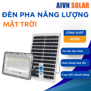 Đèn Pha Năng Lượng Mặt Trời AIVN Solar 400W DP12.400
