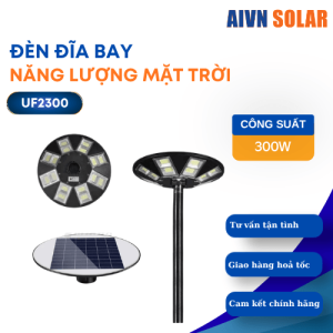 Đèn năng lượng mặt trời hình đĩa bay UFO 300W UF2300